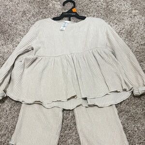 Kids Cream Matching Set